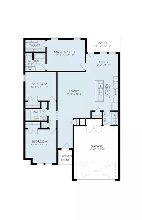 Floorplan - Undisclosed, Lubbock, TX 79407 photo 1 of 1