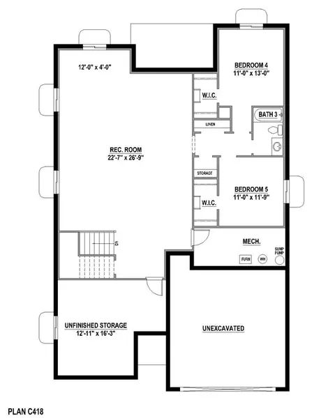 Floorplan - 2093 Falling Leaf, Windsor, CO 80550 photo 4 of 4