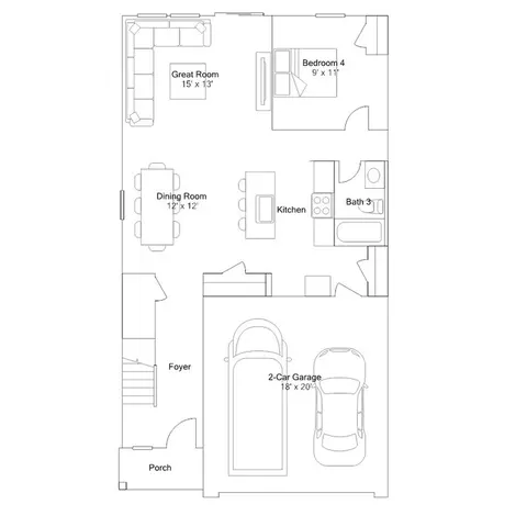 Floorplan - 228 River Birch Way, Warner Robins, GA 31093 photo 1 of 2
