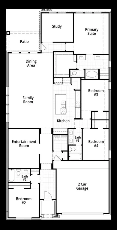 Floorplan - 325 Vale Run, Kyle, TX 78640 photo 1 of 1