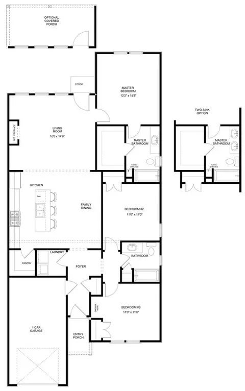 Floorplan - 1004 Crossing Ct E, Valley, AL 36854 photo 1 of 1