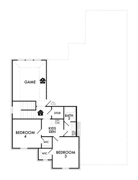 Floorplan - 701 Stone Eagle Dr, Azle, TX 76020 photo 2 of 2