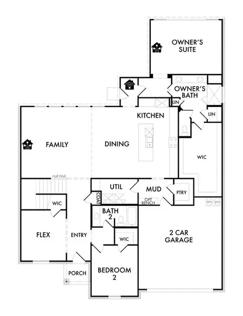 Floorplan - 701 Stone Eagle Dr, Azle, TX 76020 photo 1 of 2
