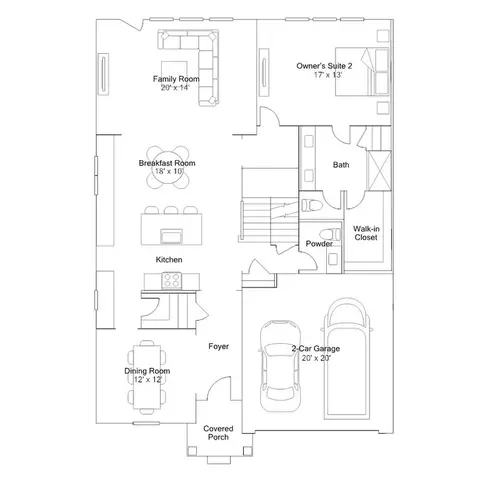 Floorplan - 14943 S Henebry Ln, Plainfield, IL 60544 photo 1 of 5