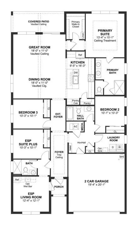 Floorplan - 6715 SE Lost Pine Dr, Stuart, FL 34997 photo 1 of 1