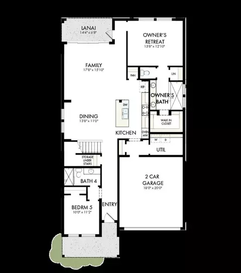 Floorplan - 5206 Everlong Dr, Apollo Beach, FL 33572 photo 2 of 2