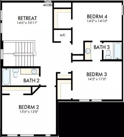 Floorplan - 5206 Everlong Dr, Apollo Beach, FL 33572 photo 1 of 2