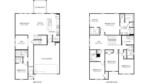 Floorplan - 140 Gilded Eagle Ave, Clayton, NC 27520 photo 1 of 1