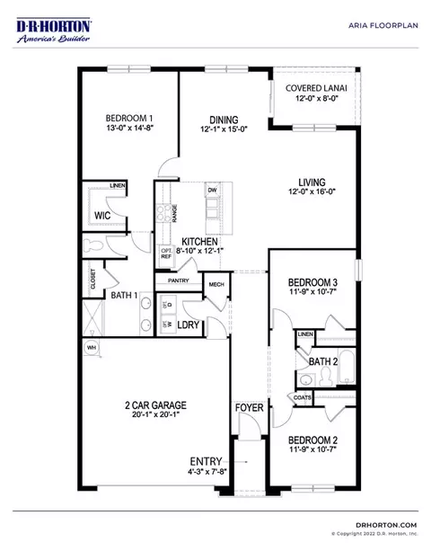 Floorplan - 304 Brannan Ave, Byram, MS 39272 photo 1 of 1