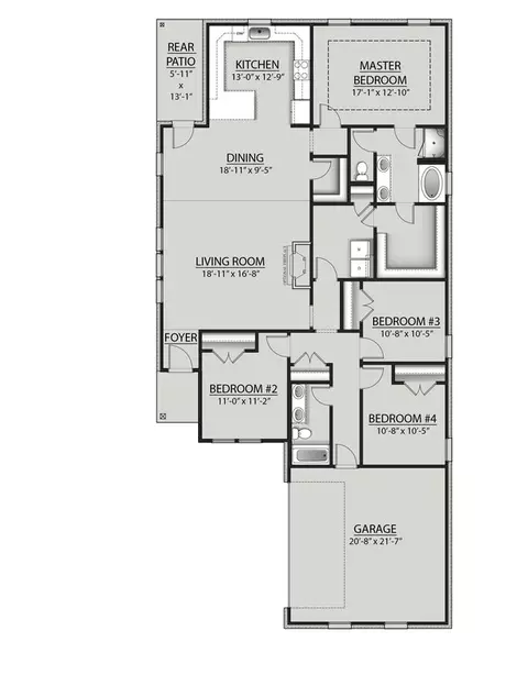 Floorplan - Lost River North Drive, Benton, LA 71006 photo 1 of 1