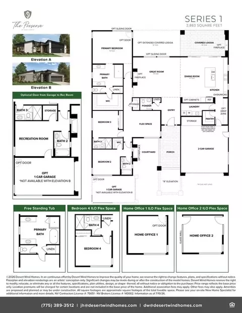 Floorplan - 2948 Sunlit Loop, Genoa, NV 89411 photo 1 of 1