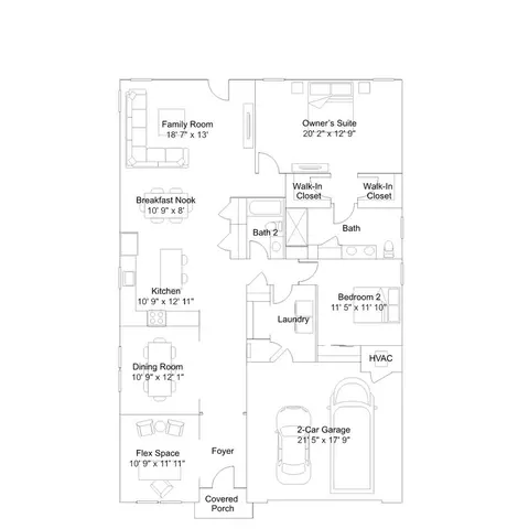 Floorplan - 233 Cosmos Ln, Dover, DE 19904 photo 1 of 6