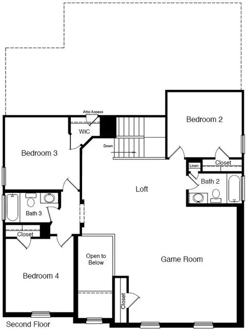 Floorplan - 1935 Jackson St, Cleburne, TX 76033 photo 2 of 2