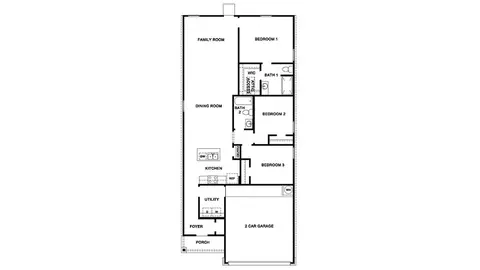 Floorplan - 4907 Iguana, Converse, TX 78109 photo 1 of 1