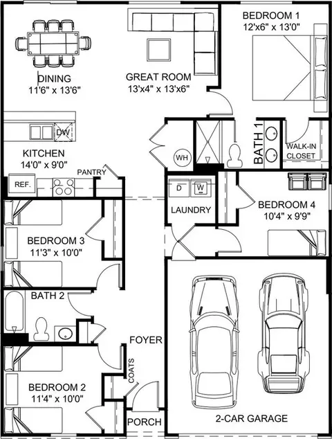 Floorplan - 8740 Basil Rd NW, Baltimore, OH 43105 photo 1 of 1