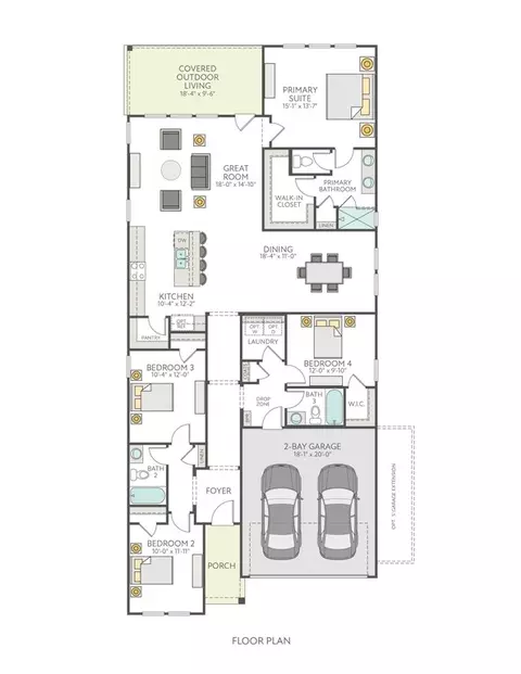 Floorplan - 209 Simba St, Georgetown, TX 78626 photo 1 of 2