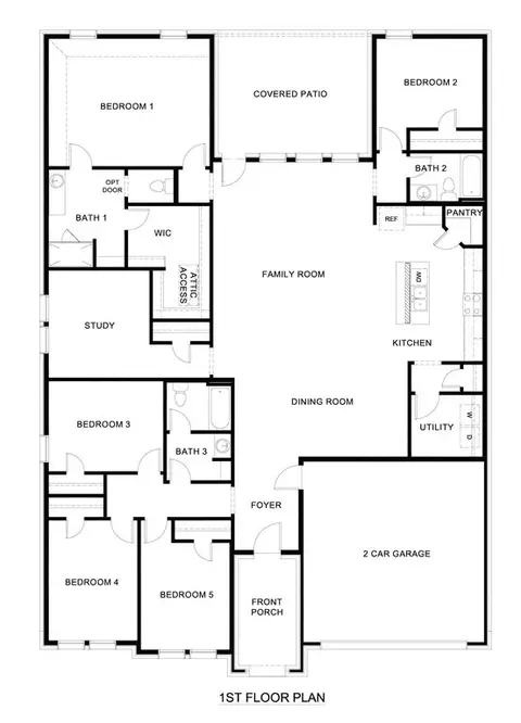 Floorplan - 3008 E Creek Fork Loop, Princeton, TX 75407 photo 1 of 1