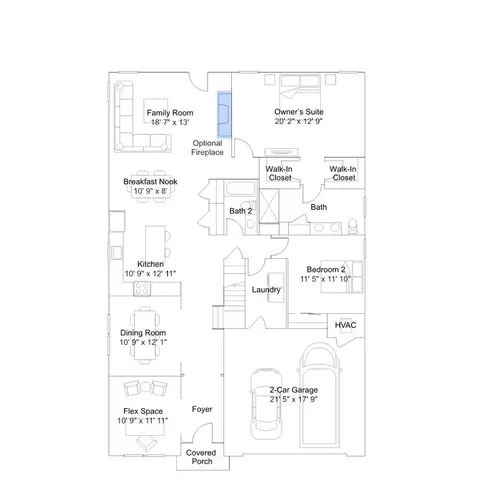Floorplan - 233 Cosmos Ln, Dover, DE 19904 photo 6 of 9