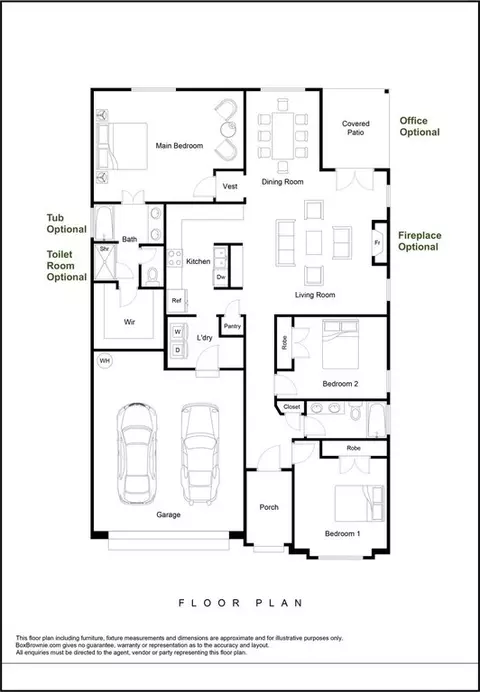 Floorplan - Fox Gap Ln, Hixson, TN 37343 photo 1 of 1