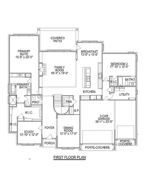 Floorplan - 4251 Hollow Wind Way, Spring, TX 77386 photo 1 of 6