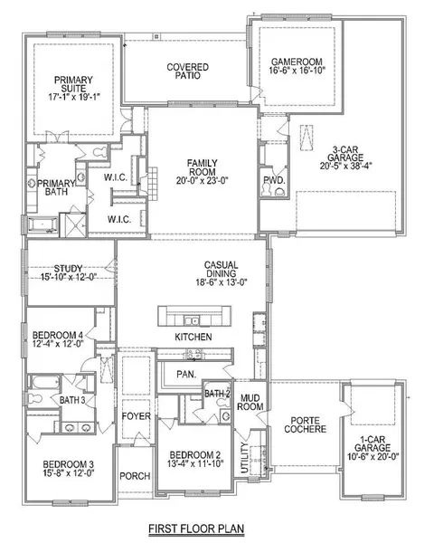 Floorplan - 4251 Hollow Wind Way, Spring, TX 77386 photo 5 of 6