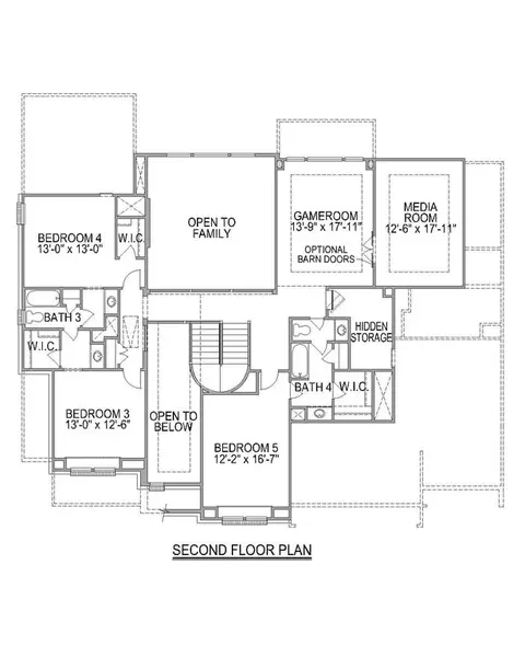 Floorplan - 4251 Hollow Wind Way, Spring, TX 77386 photo 2 of 6