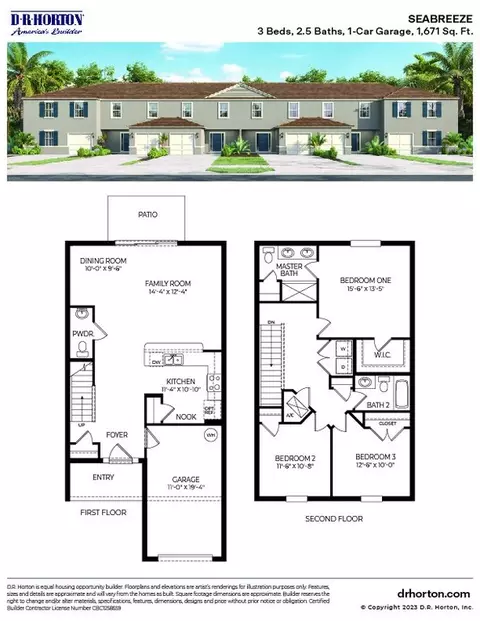 Floorplan - 2741 Silver Canoe Dr, Edgewater, FL 32141 photo 2 of 2