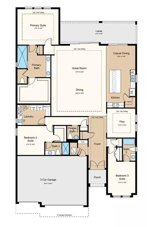 Floorplan - 10614 Eclipse St, Sarasota, FL 34241 photo 1 of 2