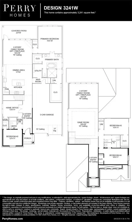 Floorplan - 3953 Linear Dr, Prosper, TX 75078 photo 1 of 1
