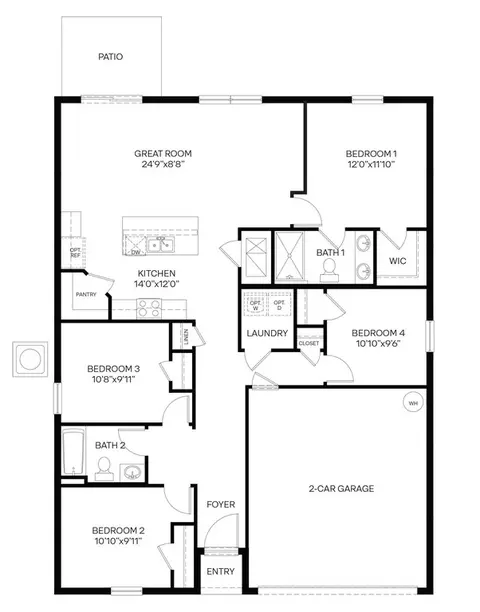 Floorplan - 13 Honeybell Way, Ormond Beach, FL 32174 photo 1 of 1