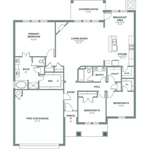 Floorplan - 16140 Tall Grass Dr, Moore, OK 73170 photo 1 of 1