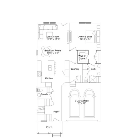 Floorplan - 85 Sandy Bottom Cir, Ranson, WV 25438 photo 1 of 9