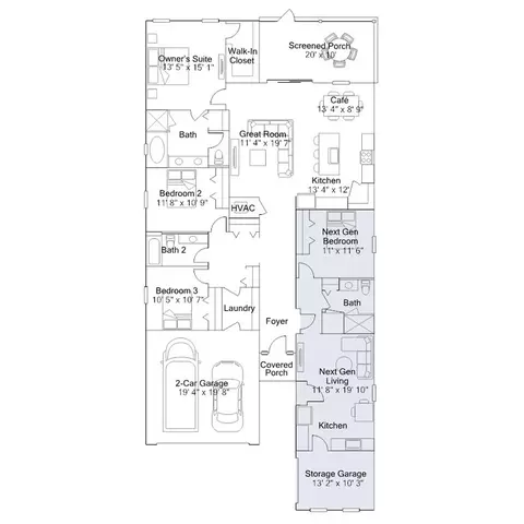 Floorplan - 6867 SW 90th Loop, Ocala, FL 34476 photo 1 of 1