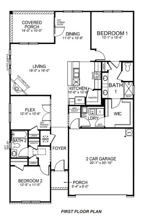 Floorplan - 1312 Sefton Ave, Anderson, SC 29621 photo 1 of 3