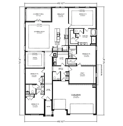Floorplan - Rutgers Road, Crestview, FL 32536 photo 1 of 1