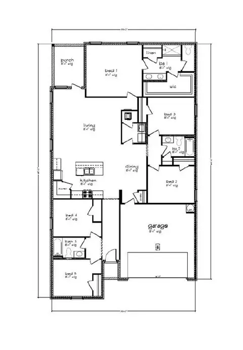 Floorplan - 3173 Silver Maple Rd, Cantonment, FL 32533 photo 2 of 2