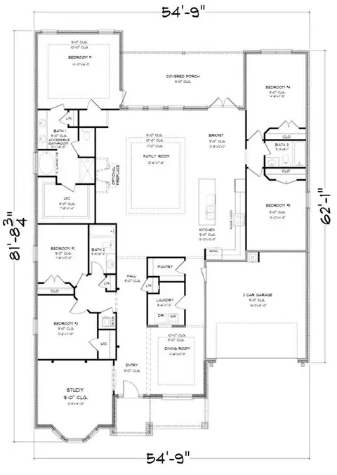 Floorplan - 10663 Mcleod Rd, Mobile, AL 36695 photo 1 of 1