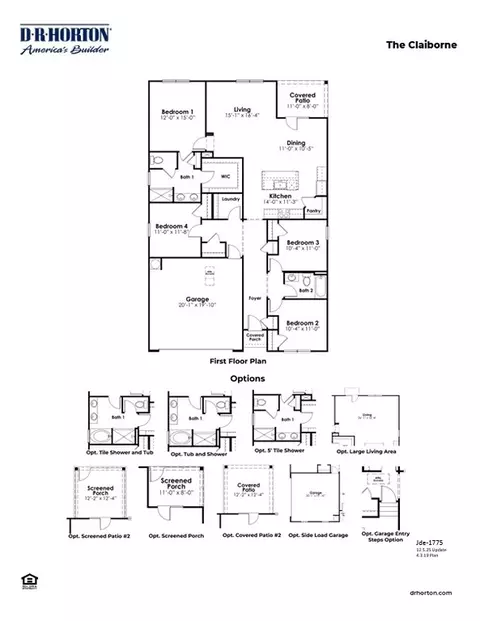 Floorplan - 208 Blueberry Fields Ct, Longs, SC 29568 photo 1 of 1