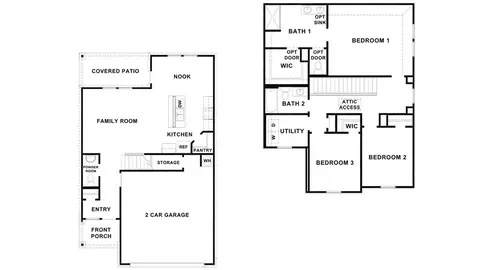 Floorplan - 583 Hector Loop, Georgetown, TX 78626 photo 1 of 1