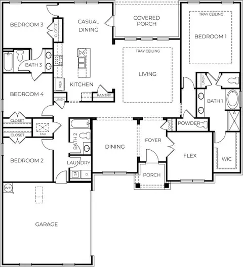 Floorplan - 100 Laney Ln, Dothan, AL 36305 photo 1 of 1