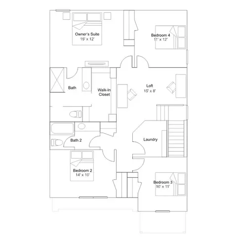 Floorplan - 1124 Saddle Dr, Guthrie, OK 73044 photo 2 of 3
