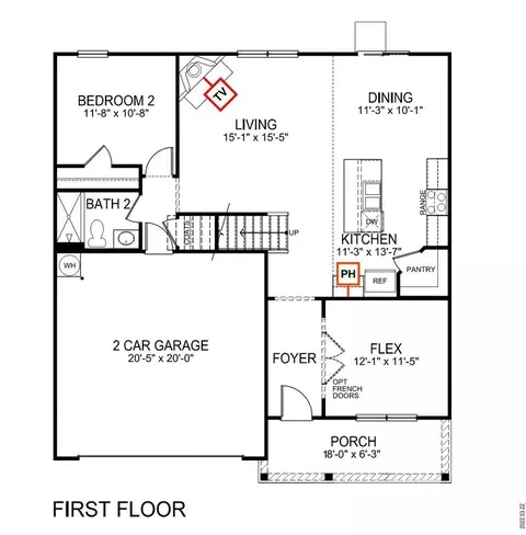 Floorplan - 1076 Secrest Commons Dr, Monroe, NC 28112 photo 1 of 2