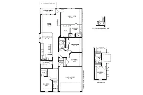 Floorplan - 2719 Echinacea Path, Converse, TX 78109 photo 1 of 1