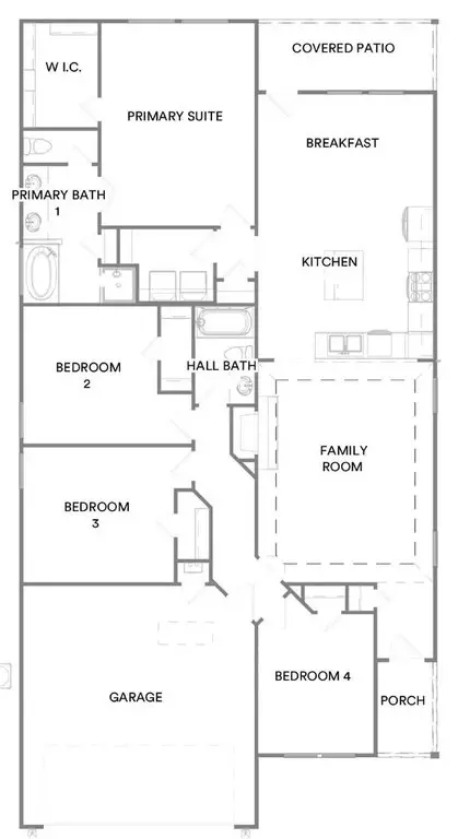 Floorplan - 16185 S 89th E Ave, Bixby, OK 74008 photo 1 of 1