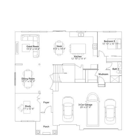 Floorplan - 155 Th St E, Rosemount, MN 55068 photo 1 of 9