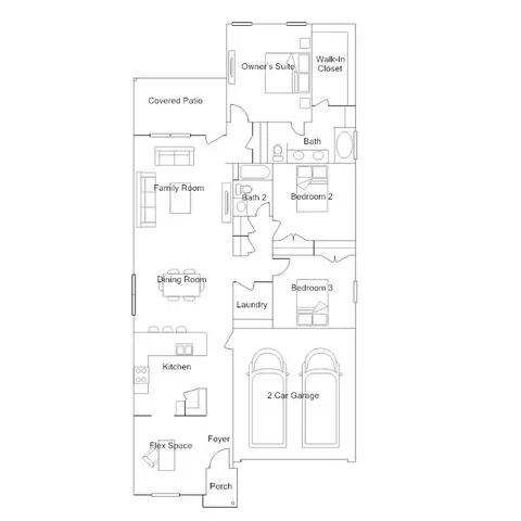 Floorplan - 165 Dreyer, Kyle, TX 78640 photo 1 of 1