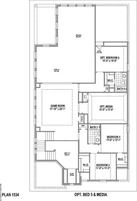 Floorplan - 4801 Triadic Ln, Prosper, TX 75078 photo 5 of 5