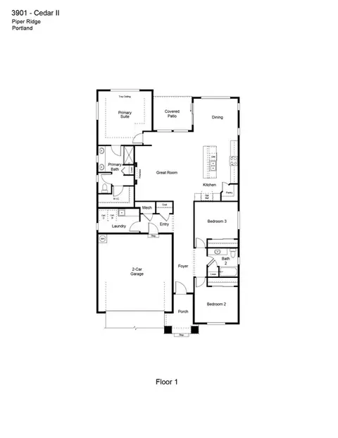 Floorplan - 3887 SW 38th St, Gresham, OR 97080 photo 1 of 1