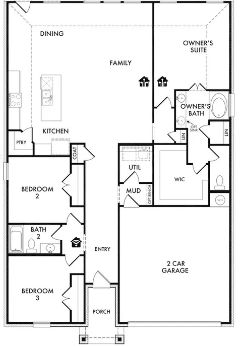 Floorplan - 1806 Apache Cir, Cleburne, TX 76033 photo 1 of 1