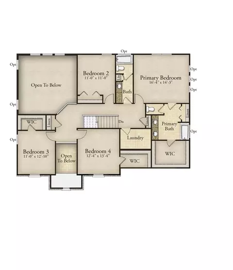 Floorplan - 16594 Beau Dr, Macomb, MI 48042 photo 2 of 2